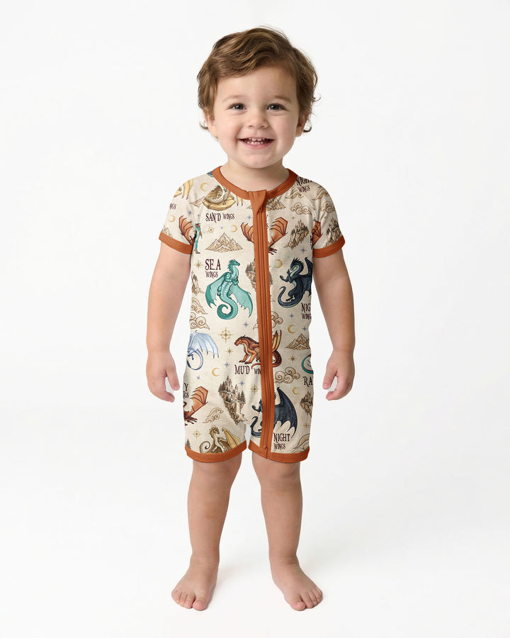 Elemental Dragons Bamboo Shorty Zippy
