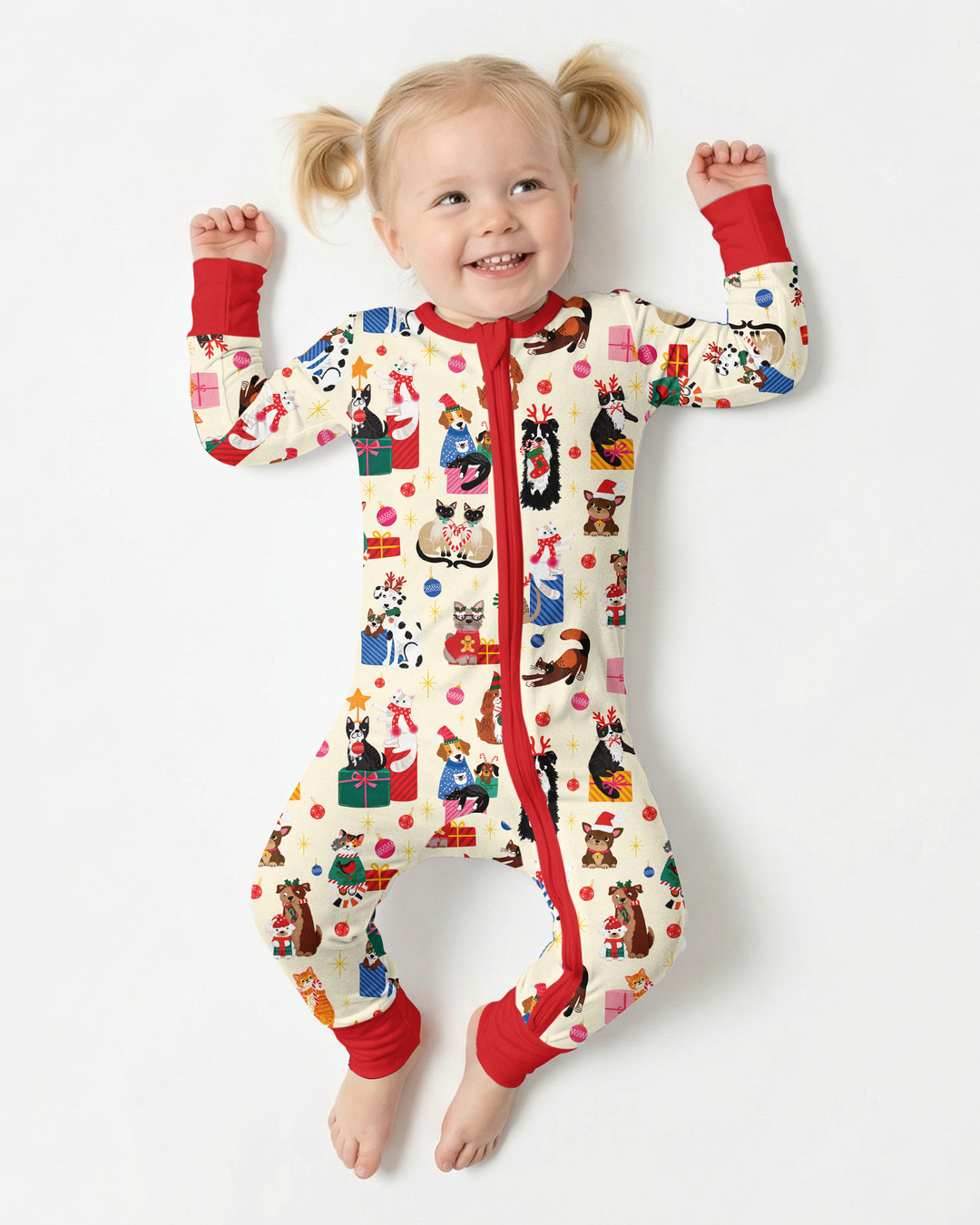 Christmas Paws Bamboo Convertible Zippy
