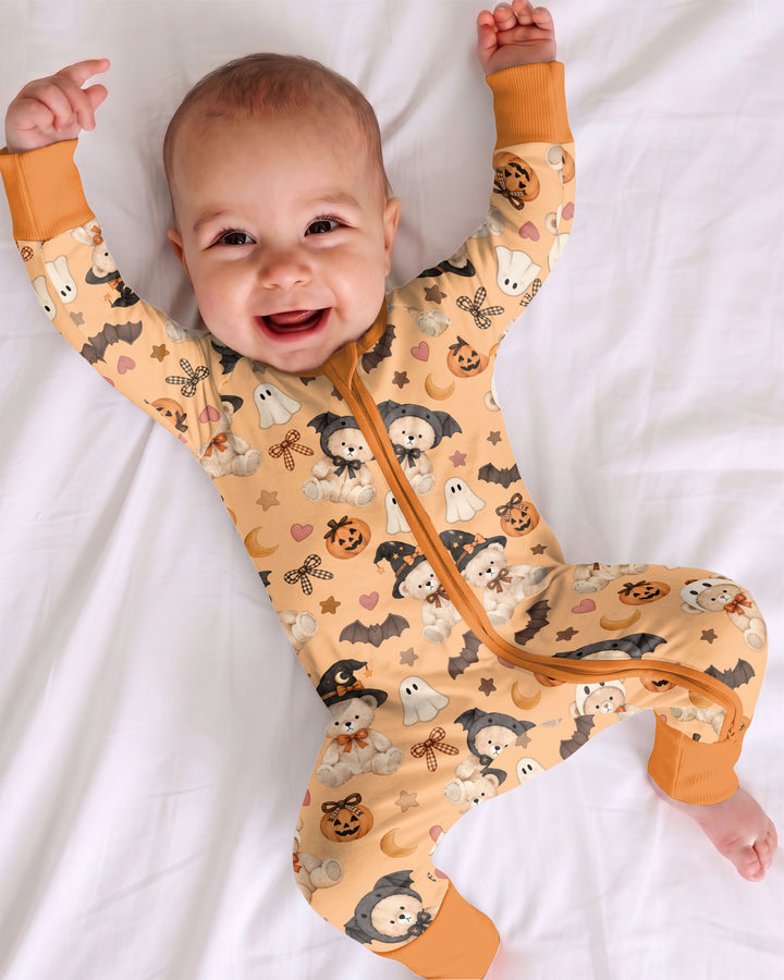 Cozy Coquette Teddy Bear Halloween Bamboo Convertible Zippy