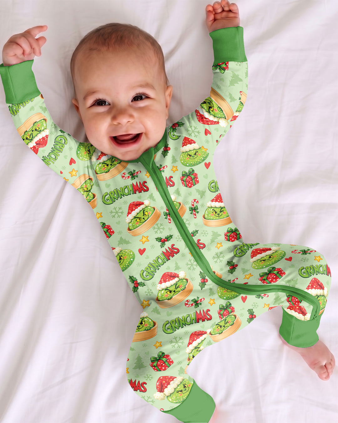 Grinchmas Dumpling Bamboo Convertible Zippy