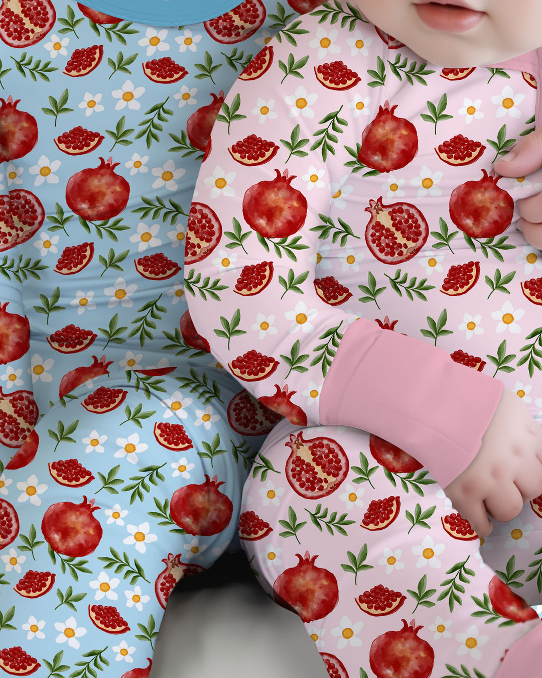 Pomegranate Garden Joy Family Matching Bamboo Convertible Zippy