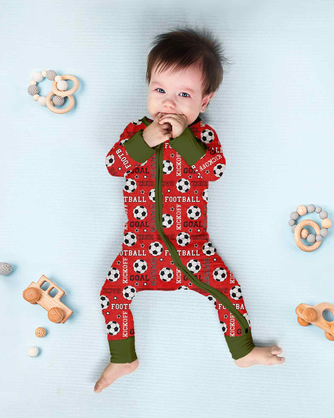 Gerippte Babykleidung mit individuellem Foto - Weich &amp; Skizzenhaft