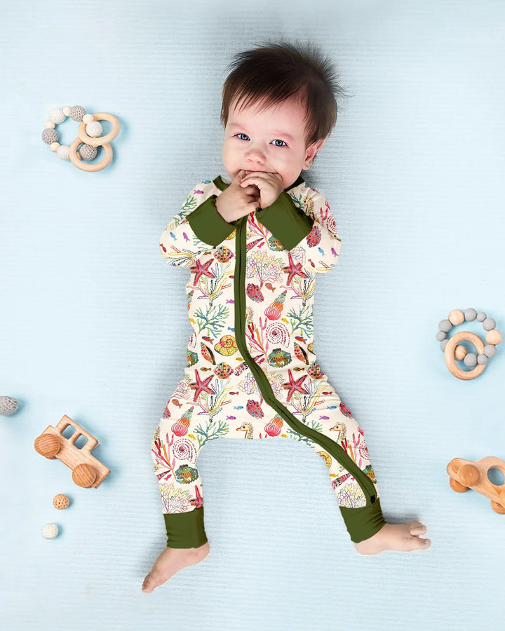 Tropical Reef Whimsy Bamboo Convertible Zippy