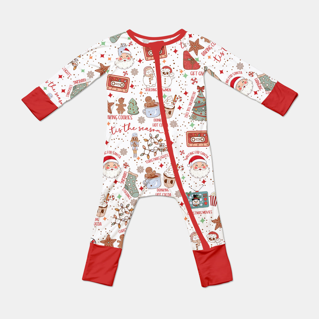 Retro Christmas Bucket List Convertible Zippy , Retro Christmas Bucket List Convertible Zippy - 0-3M