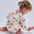 Pijama con cremallera convertible de bambú a juego para la familia - Diseño navideño "Jolly Forest"