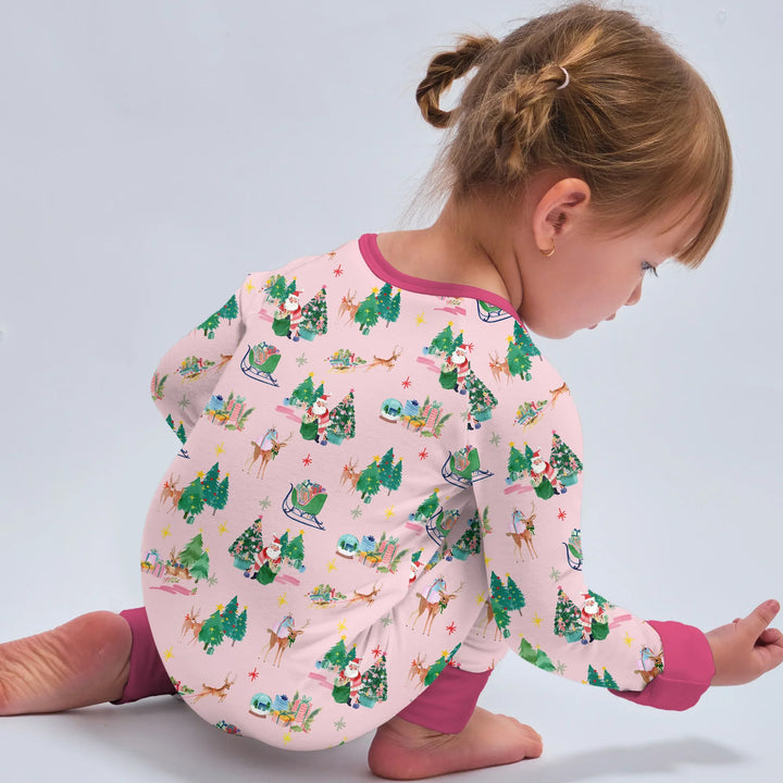 Jolly Forest Christmas Family Matching Convertible Zippy