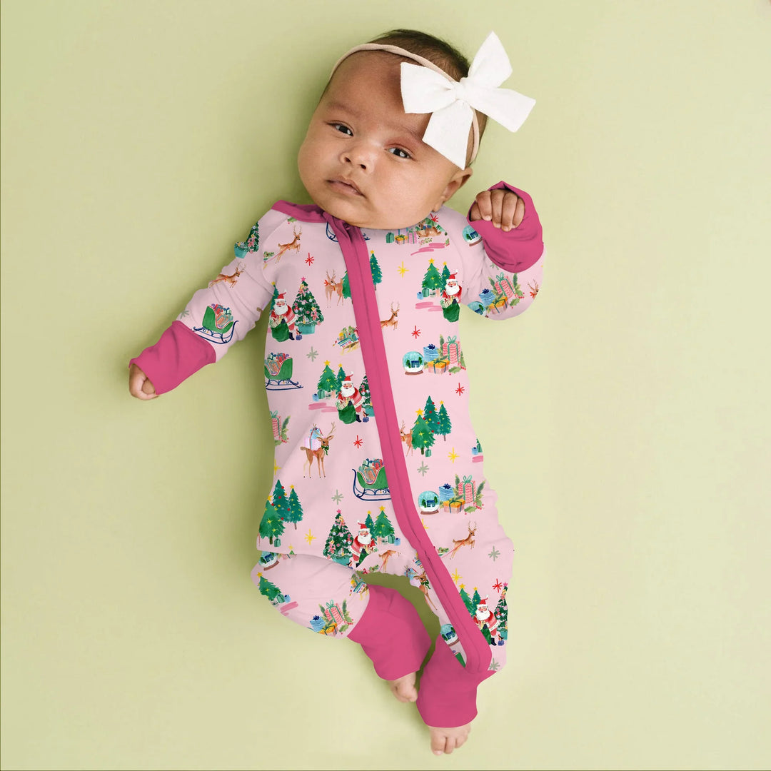 Jolly Forest Christmas Family Matching Convertible Zippy