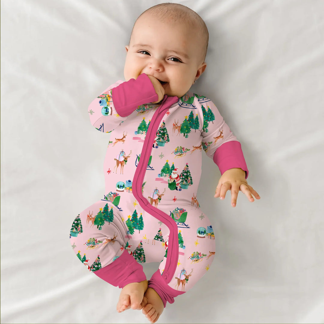 Jolly Forest Christmas Family Matching Convertible Zippy