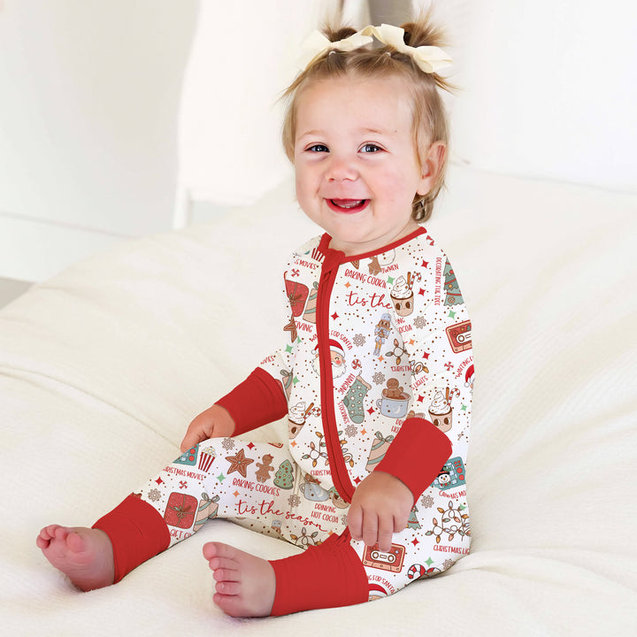 Retro Christmas Bucket List Convertible Zippy , Retro Christmas Bucket List Convertible Zippy - 0-3M