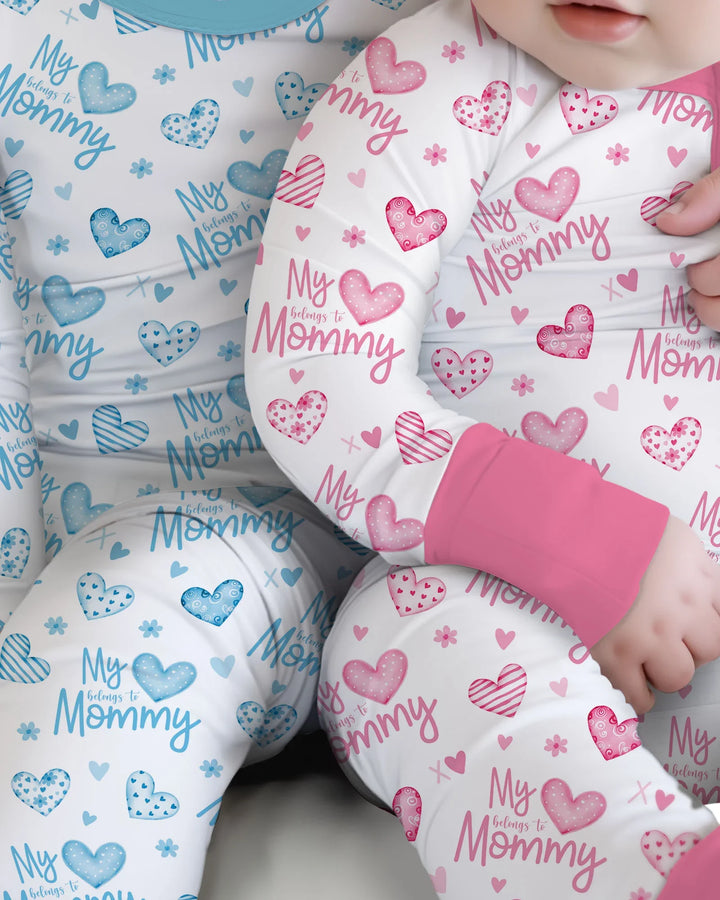 My Heart Belongs To Mommy Bamboo Convertible Zippy
