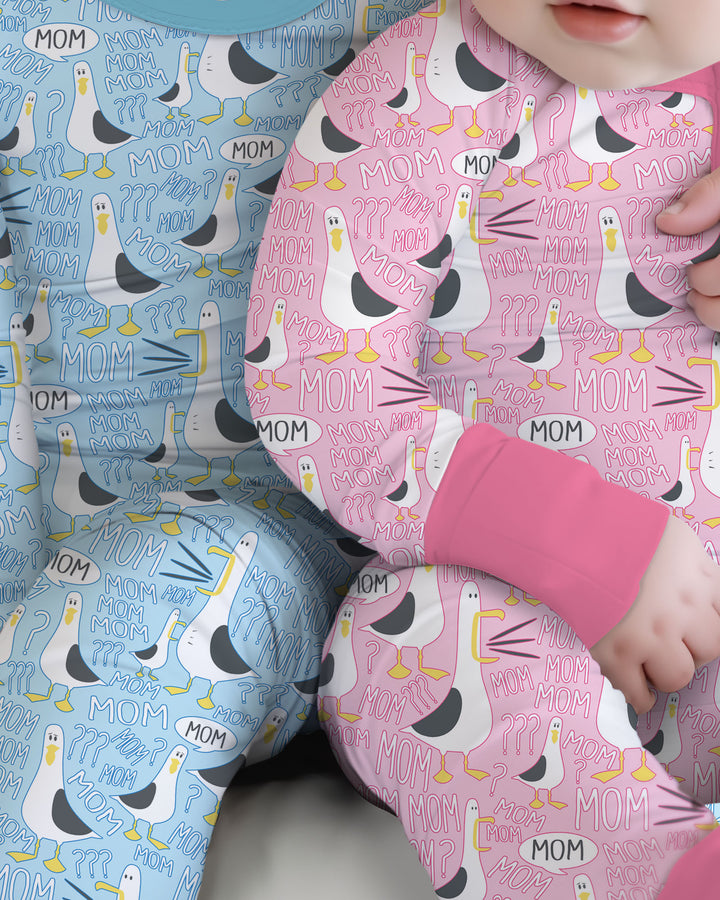 Funny Seagull MOM Convertible Zippy