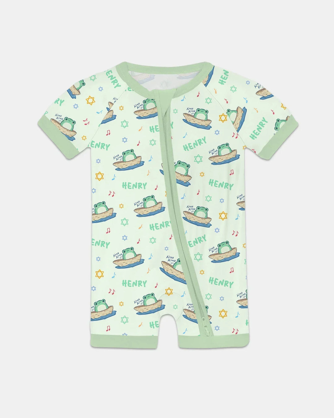 Frogs Here, Frogs There Passover Custom Name Shorty Zippy