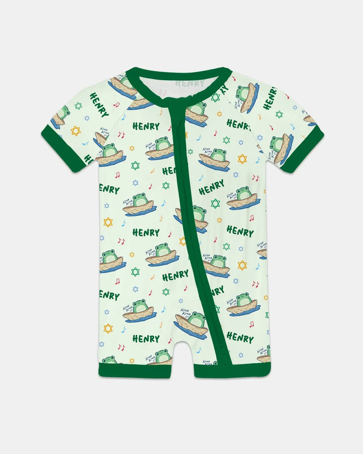 Frogs Here, Frogs There Passover Custom Name Shorty Zippy