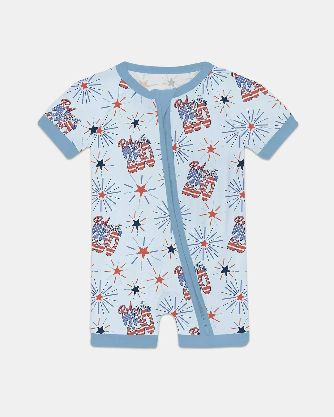 Red White and 250th Anniversary Bamboo Shorty Zippy