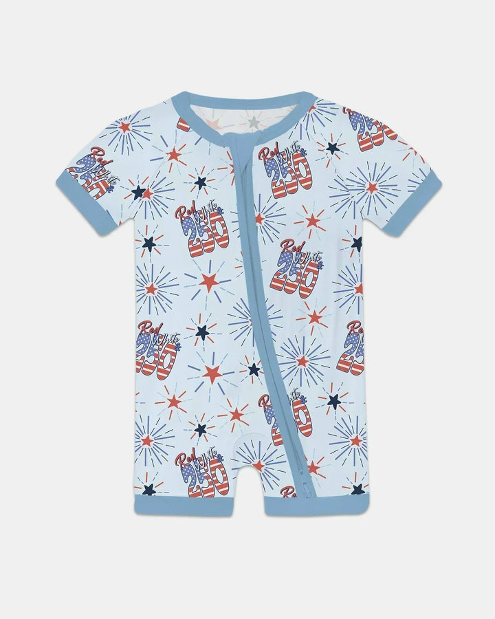 Red White and 250th Anniversary Bamboo Shorty Zippy