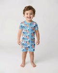 Pelele Corto de Bambú Zippy Little Beach Day