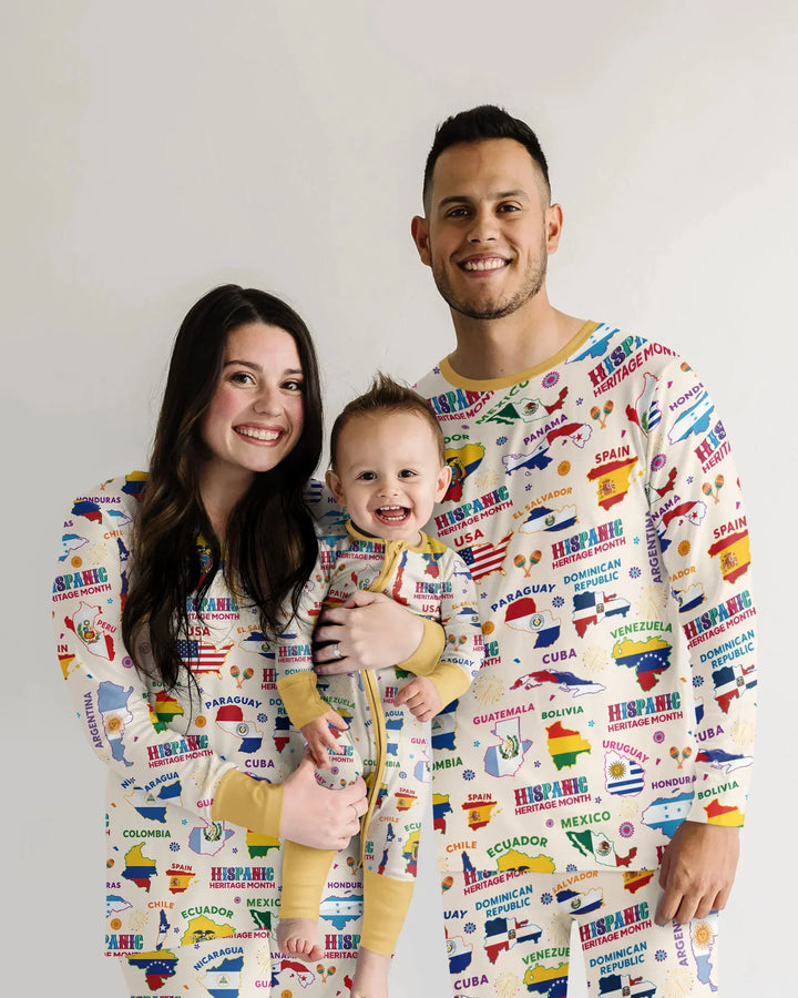 Hispanic Heritage Month Country Flags Bamboo Women Pajama Set