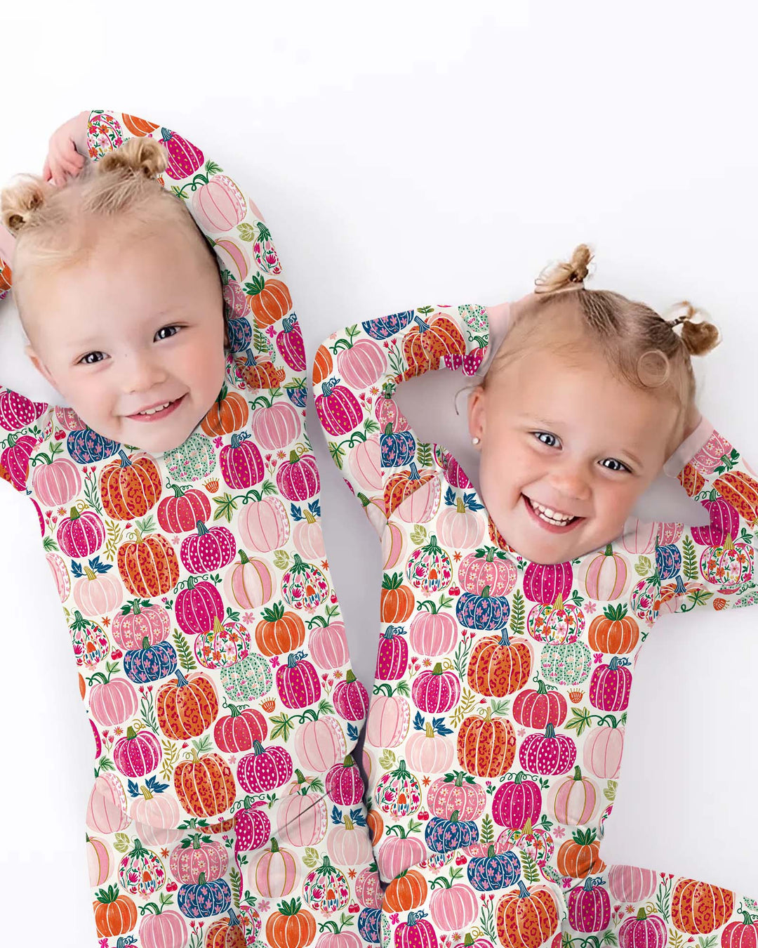 Pumpkin & Bloom Bamboo Two Piece Long Sleeve Pajama Set