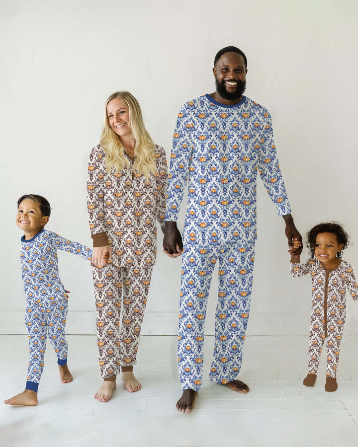 Plantilla de conjunto de pijama de mujer de bambú