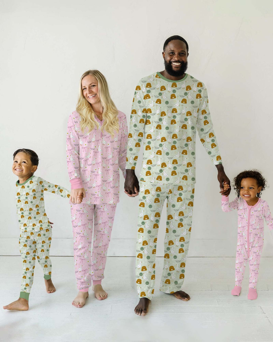 Conjunto de pijama de dos piezas de bambú de manga larga