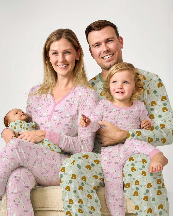 Vorlage Bambus Damen Pyjama Set
