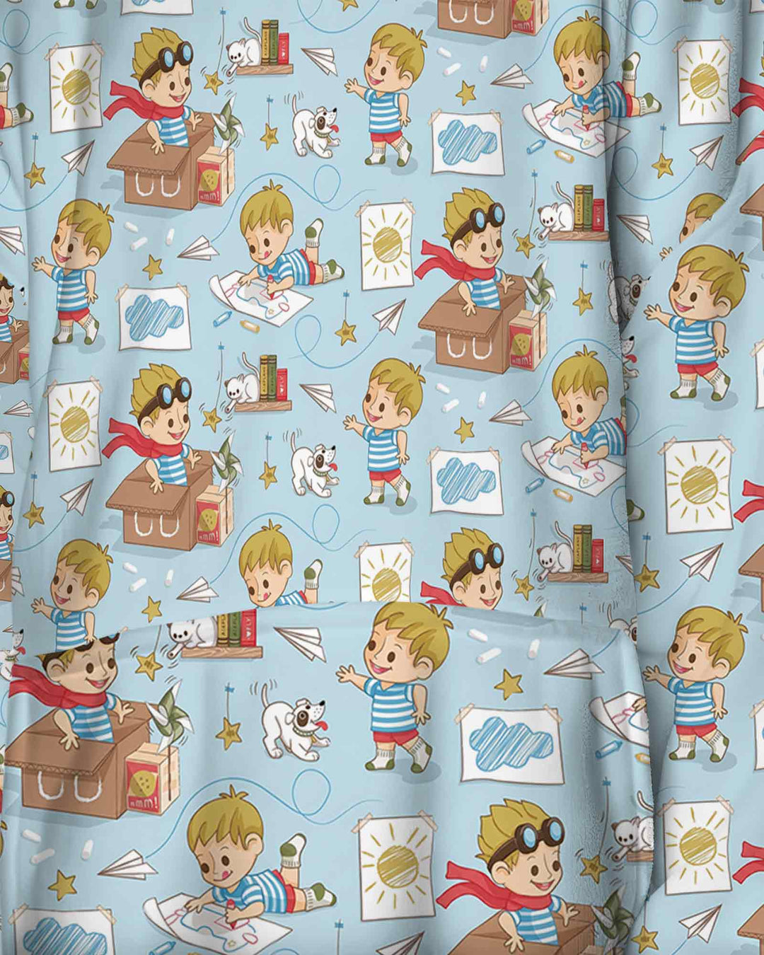 Tiny Explorer Tales Bamboo Blanket Hoodie