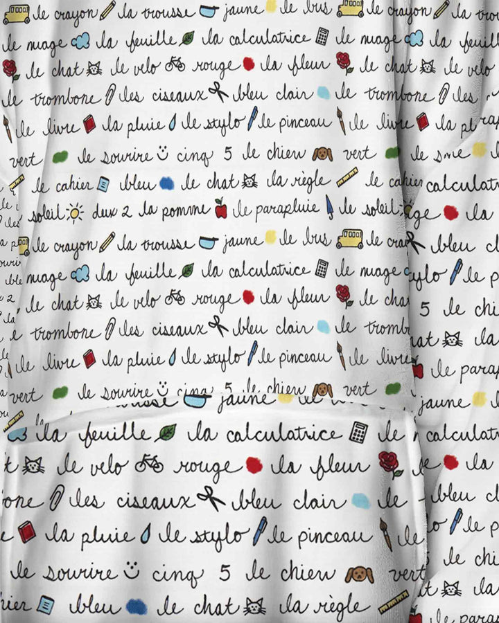 Plantilla de Sudadera Manta de Bambú Personalizada